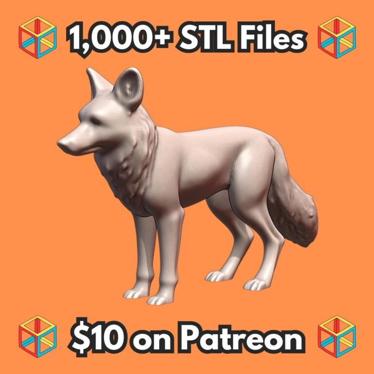 28mm DND Whimsical Fox Character Fantasy Miniature MineeForm FDM 3D Print STL File