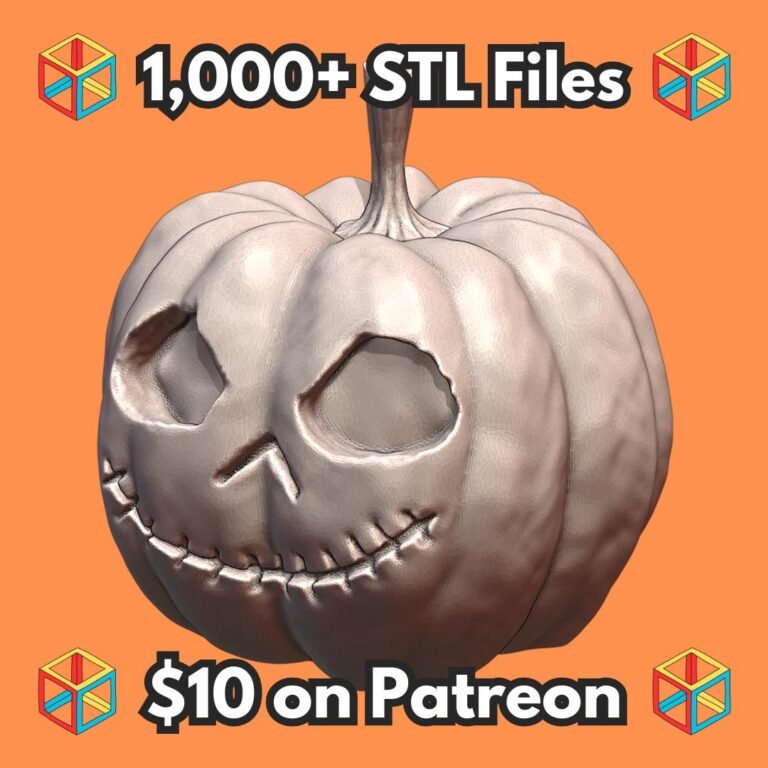 28mm Fantasy Mini Miniature Jack Skellington Pumpkin for DND Tabletop Wargame Terrain MineeForm FDM 3D Print STL File