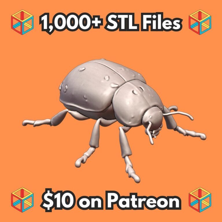 28mm Sci-Fi Giant Creepy Crawly Alien for RPG Encounters MineeForm FDM 3D Print STL File