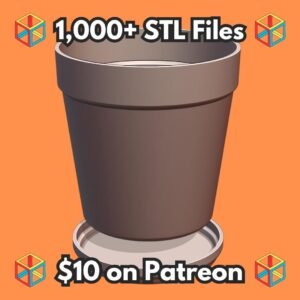 Basic Simple Terra Cotta Style Planter with Catch Tray MineeForm FDM 3D Print STL File