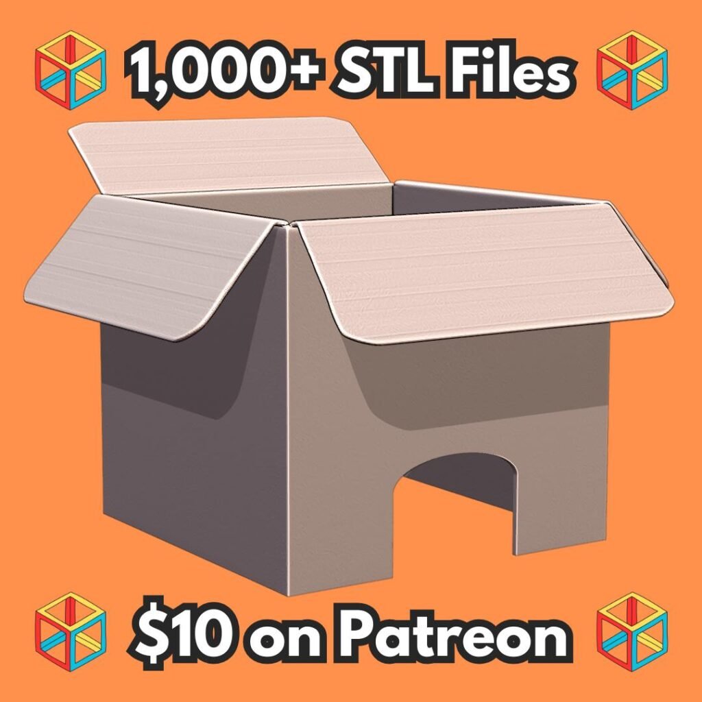 Cardboard Box Style Pet Hideaway for Small Animals MineeForm FDM 3D Print STL File