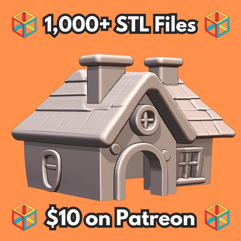 Charming Cottage Pet Hide for Small Animals and Reptiles MineeForm FDM 3D Print STL File
