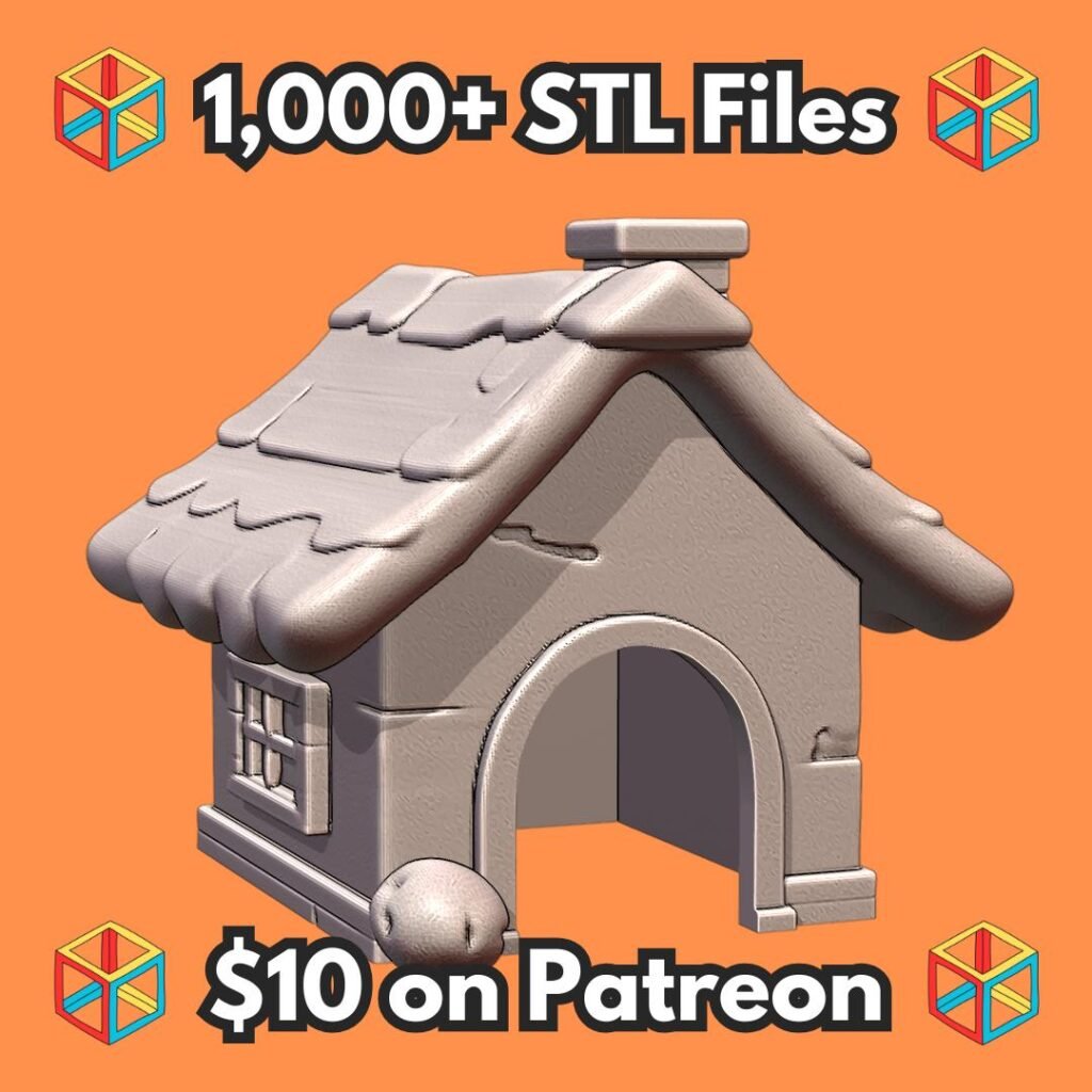Charming Cottage Pet Hideaway for Reptiles and Small Animals MineeForm FDM 3D Print STL File