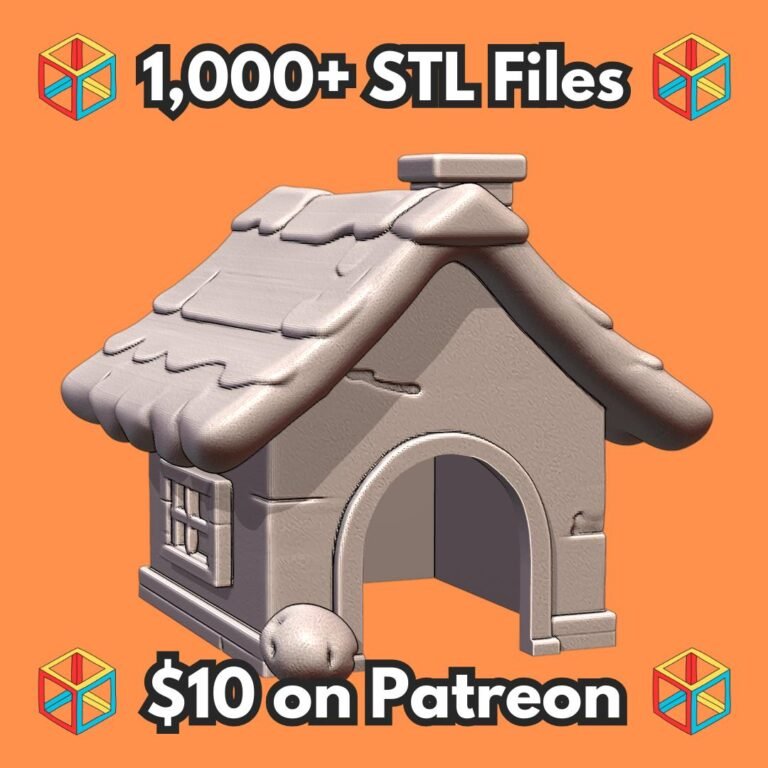 Charming Cottage Pet Hideaway for Reptiles and Small Animals MineeForm FDM 3D Print STL File