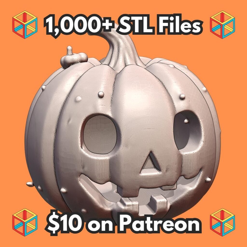 Cheerful Halloween Pumpkin for Holiday Decor Display MineeForm FDM 3D Print STL File