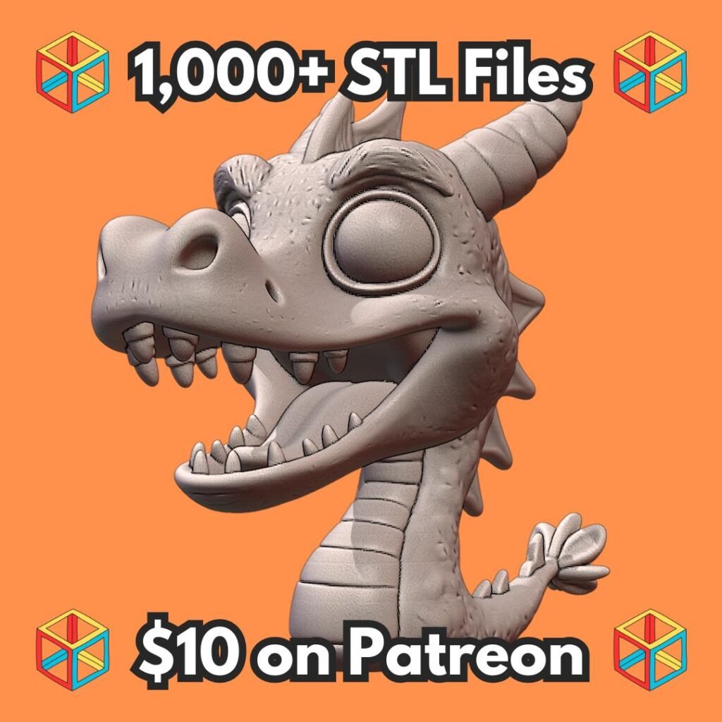Cute Charming Cartoon Dragon with Big Grin and Textured Scales MineeForm FDM 3D Print STL File