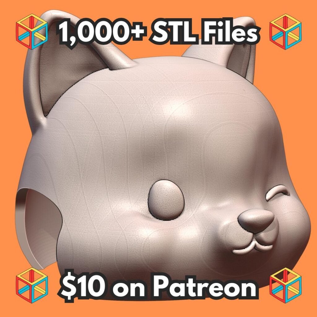Cute Silicone-Like Cat Ear Pet Hide for Small Animals MineeForm FDM 3D Print STL File