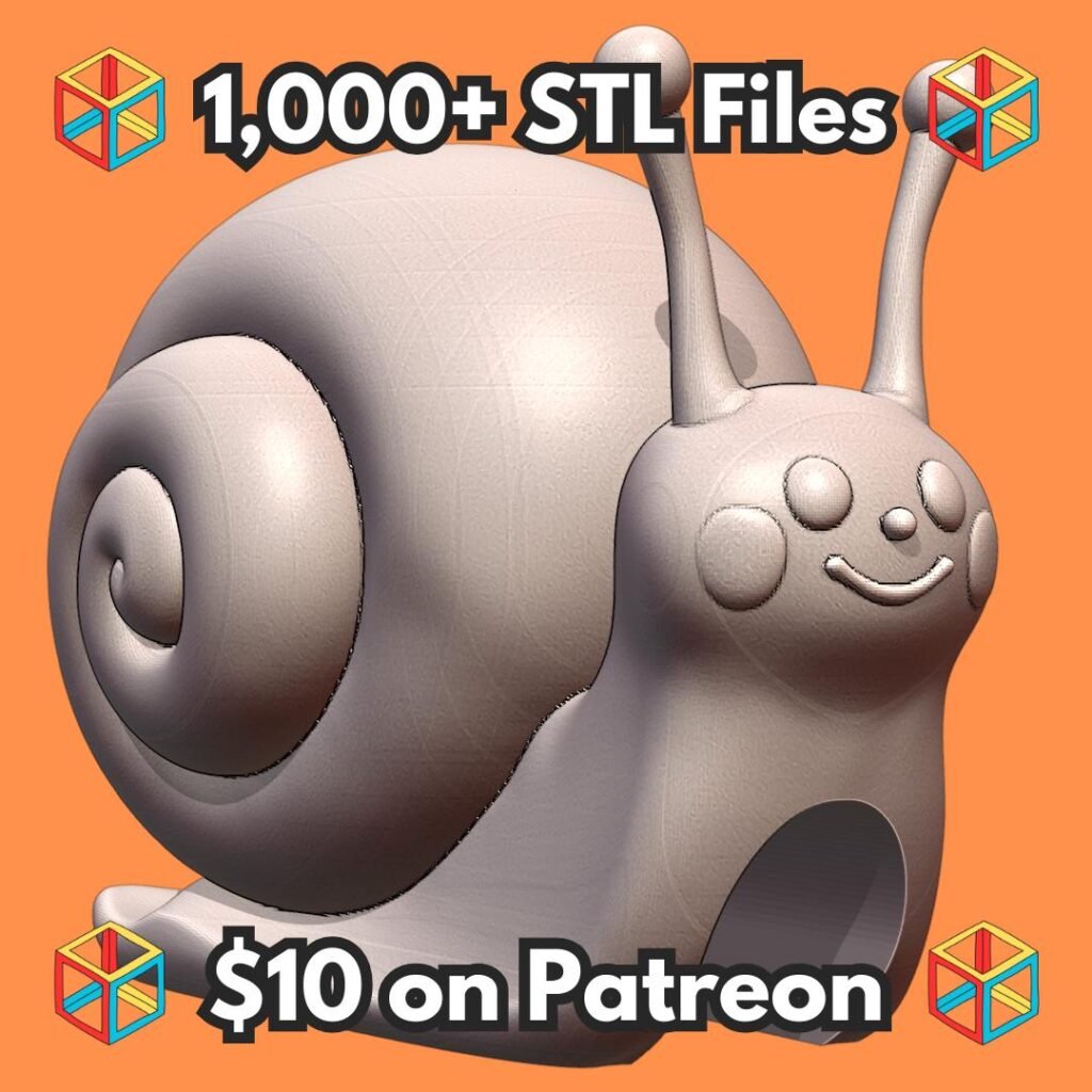 Cute Snail Shaped Decorative Planter for Indoor Gardens MineeForm FDM 3D Print STL File