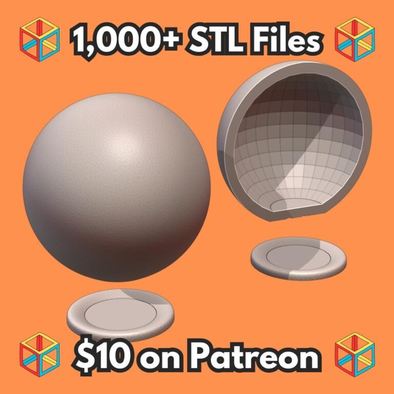 Decorative Sphere with Hidden Compartment for Valuables (Requires Pausing During Print) MineeForm FDM 3D Print STL File