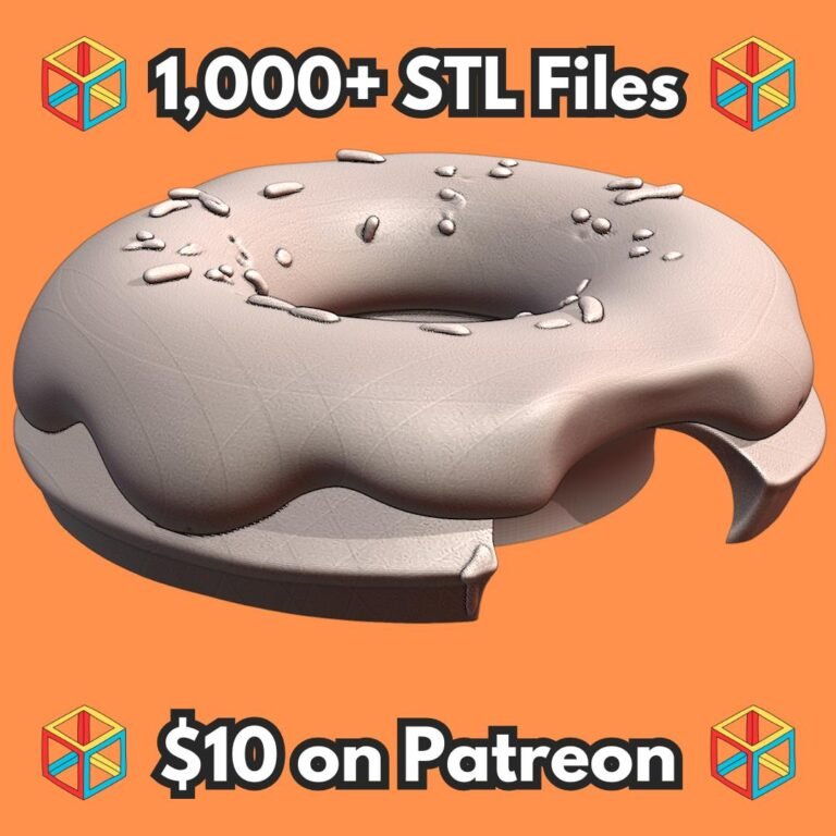Donut Shaped Reptile Hide With Textured Surface for Terrariums MineeForm FDM 3D Print STL File