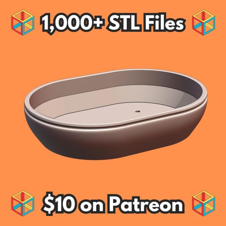 Elegant Oval Bonsai Planter with Gentle Rim Design MineeForm FDM 3D Print STL File