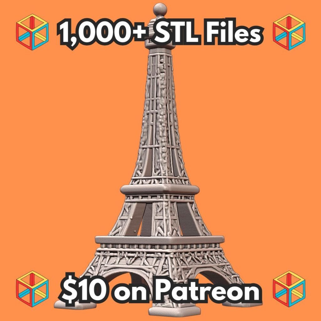 Intricate Eiffel Tower Replica for Elegant Home Decor MineeForm FDM 3D Print STL File