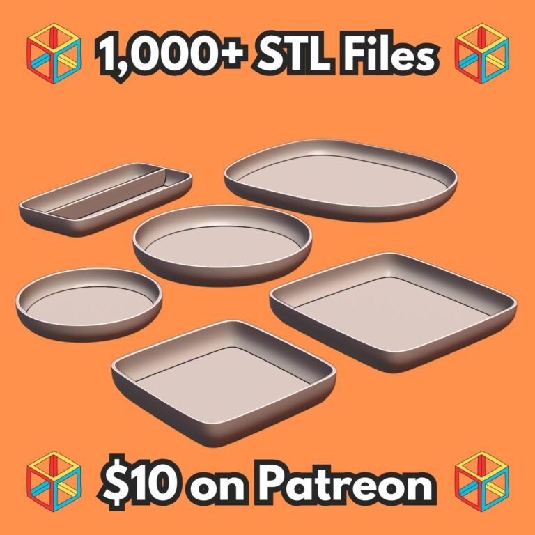 Kitchen Tray Set for Coffee Machine Oil Jug Spices and More MineeForm FDM 3D Print STL File