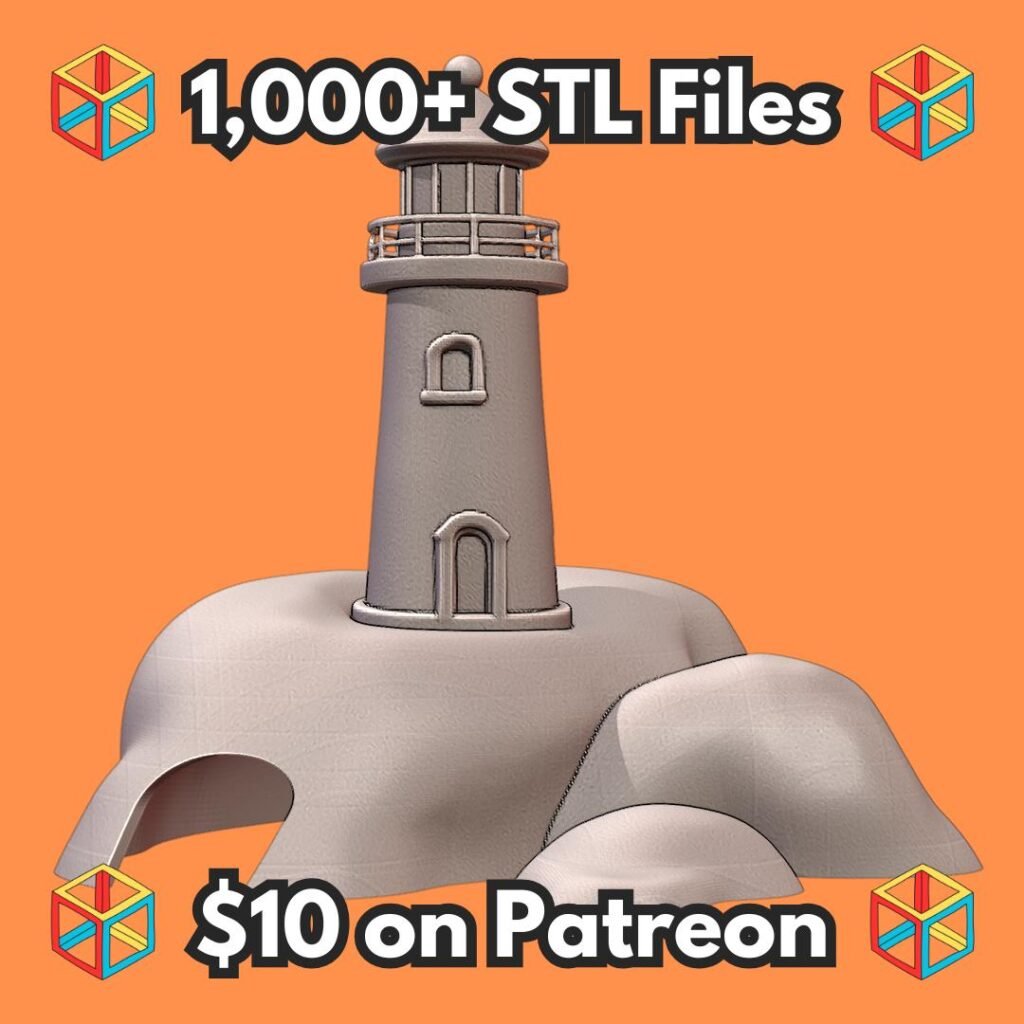 Lighthouse Themed Pet Hide for Aquariums and Terrariums MineeForm FDM 3D Print STL File