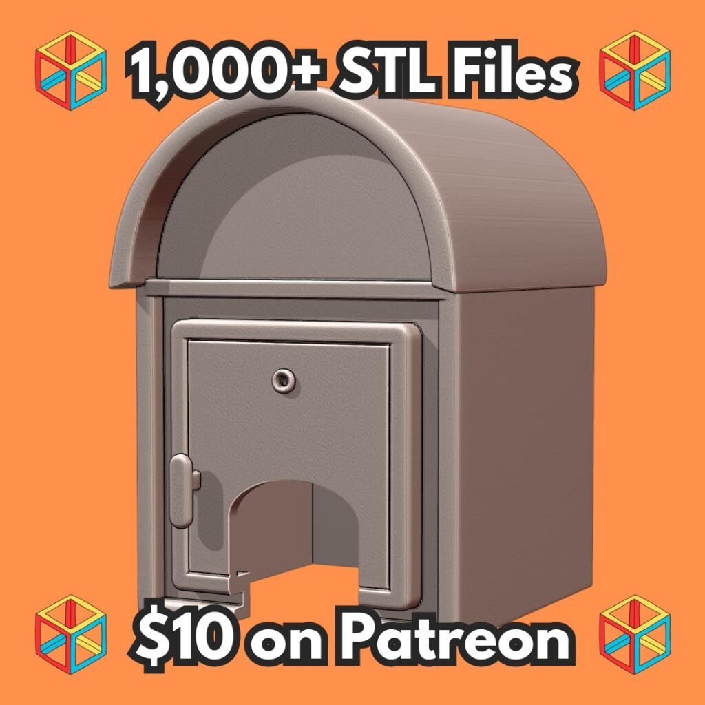 Medieval Dome Shaped Mailbox with Locking Door for Secure Parcel Storage MineeForm FDM 3D Print STL File