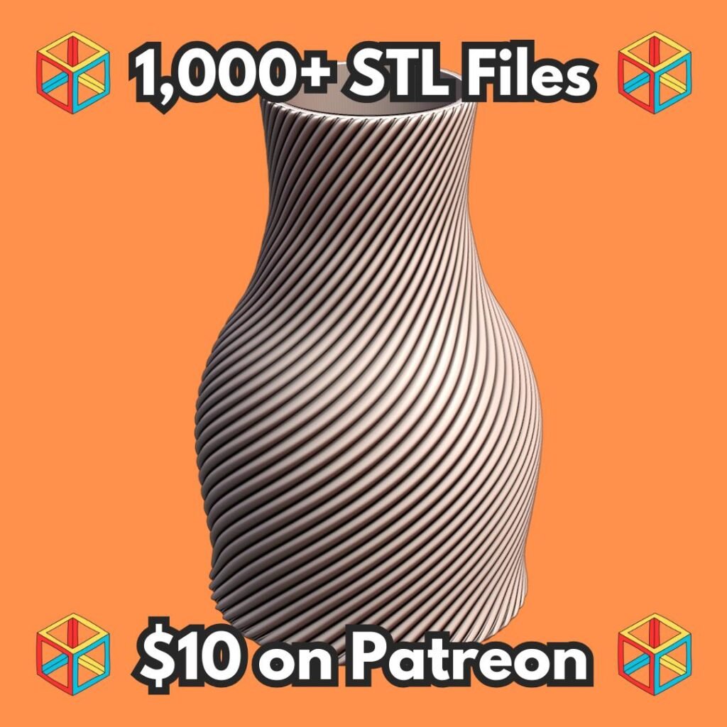 Modern Spiral Planter with Elegant Curved Design MineeForm FDM 3D Print STL File