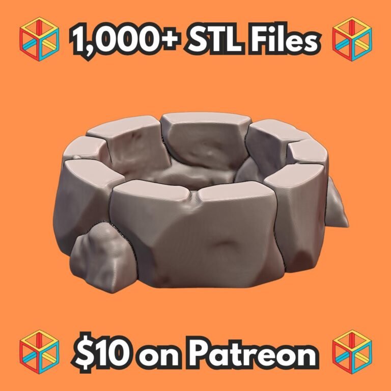 Pet Cat Dog Stone Feeding Bowl for Cozy Pet Settings MineeForm FDM 3D Print STL File