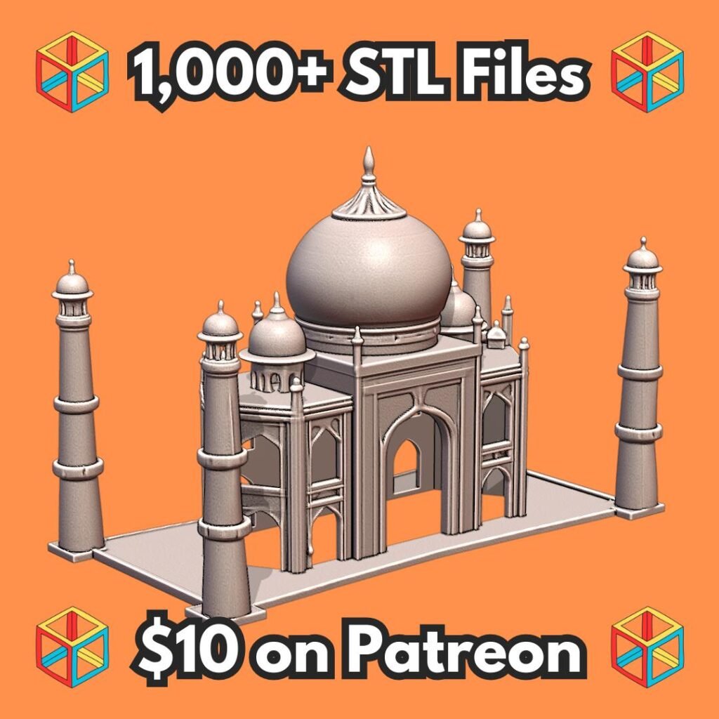 Replica of Iconic Mausoleum with Detailed Architectural Features MineeForm FDM 3D Print STL File