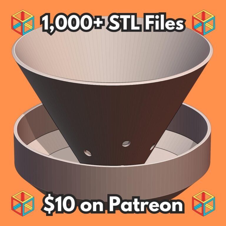 Self-Watering Coffee Filter Seed Starter for Easy Plant Germination MineeForm FDM 3D Print STL File