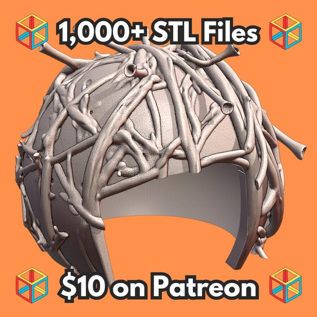 Twig Nest Inspired Pet Hide for Terrariums and Small Animals MineeForm FDM 3D Print STL File