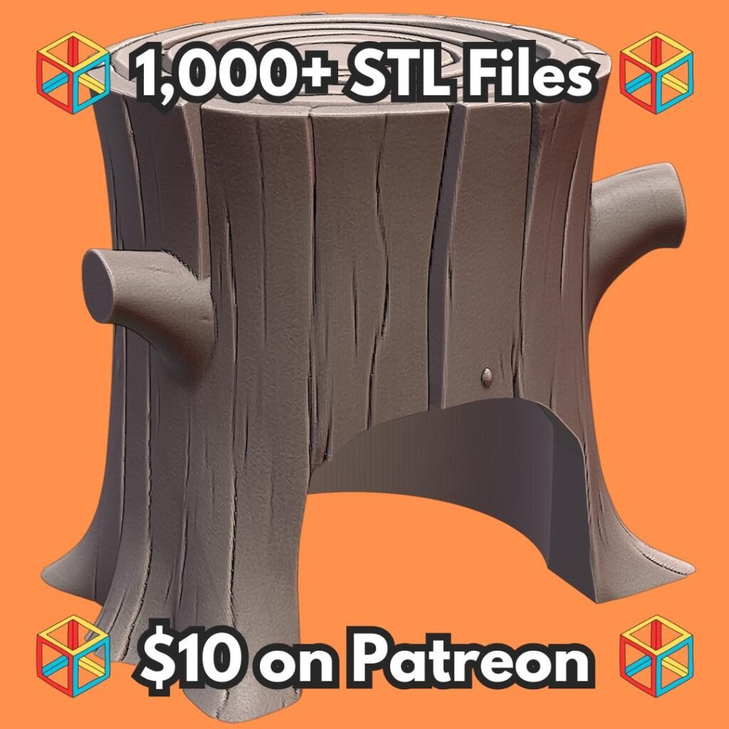 Wooden Stump Themed Pet Hide for Reptiles and Small Animals MineeForm FDM 3D Print STL File