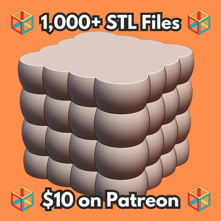 Bubble Texture Square Planter for Indoor Greenery Vase Mode MineeForm FDM 3D Print STL File