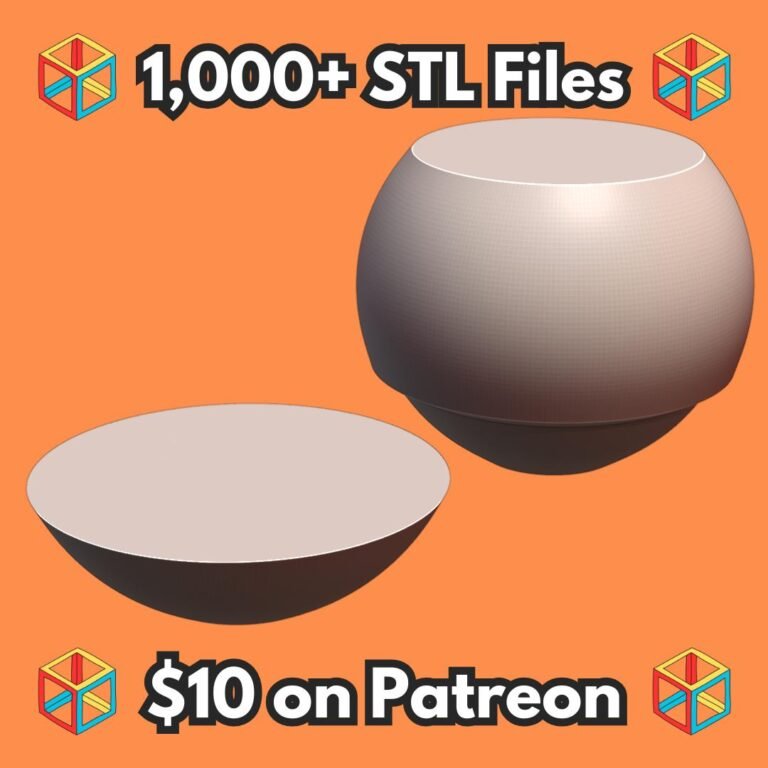 Minimalist Spherical Self Watering Planter Simple Ball Design Vase Mode MineeForm FDM 3D Print STL File