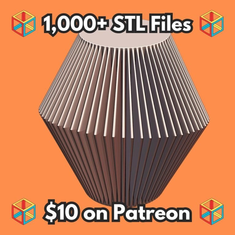 Modern Fluted Planter with Tapered Design for Indoor Decor Vase Mode MineeForm FDM 3D Print STL File