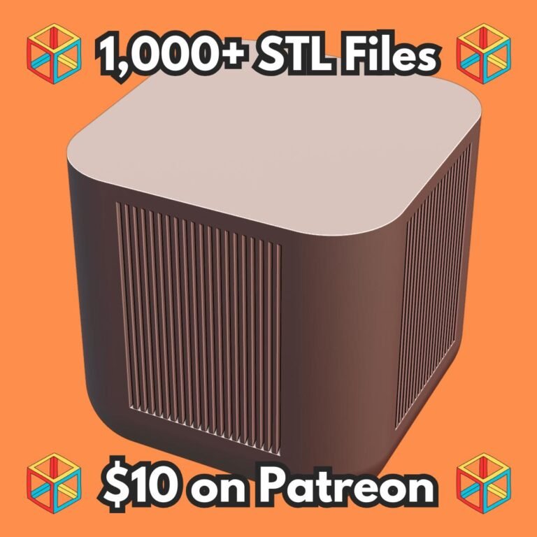 Rectangular Ribbed Planter for Modern Indoor Decor Vase Mode MineeForm FDM 3D Print STL File
